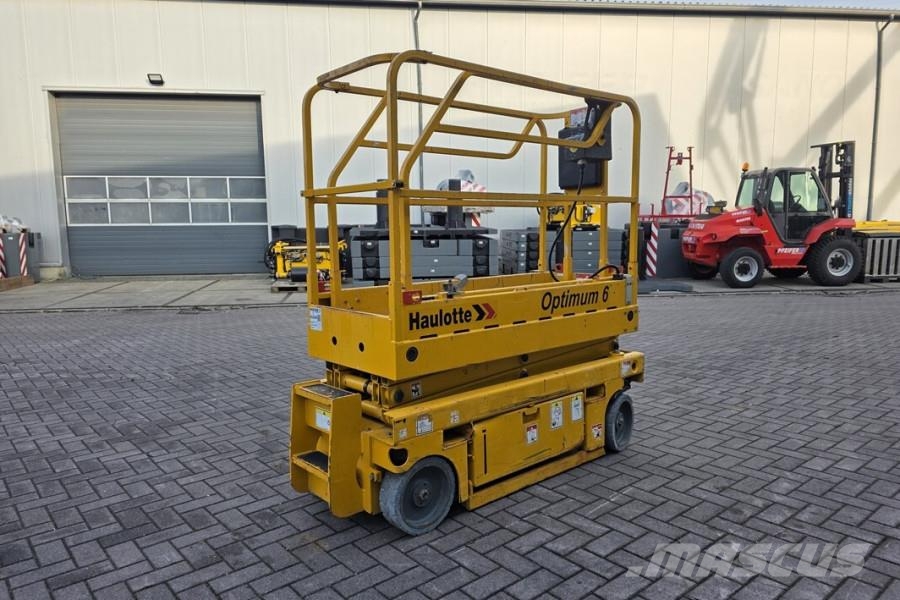 Haulotte Optimum 6 As-Is, Electric, 6.35m Working Height, 2 Scissor lifts