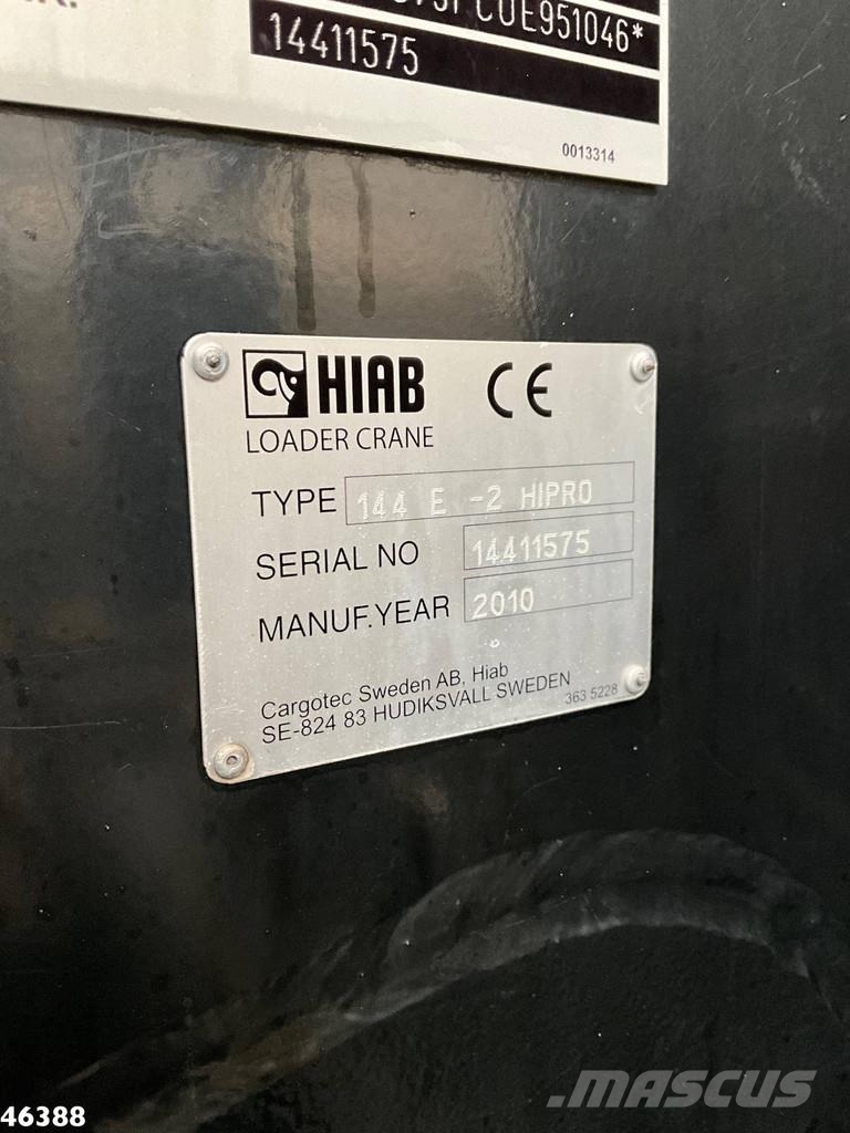 DAF FAN 75 CF 250 Hiab 14 Tonmeter laadkraan Camiones bañeras basculantes o volquetes
