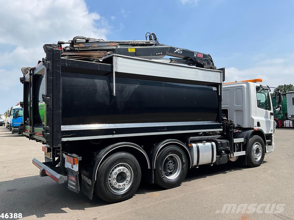 DAF FAN 75 CF 250 Hiab 14 Tonmeter laadkraan Camiones bañeras basculantes o volquetes