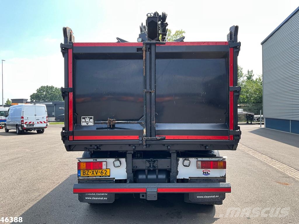 DAF FAN 75 CF 250 Hiab 14 Tonmeter laadkraan Camiones bañeras basculantes o volquetes