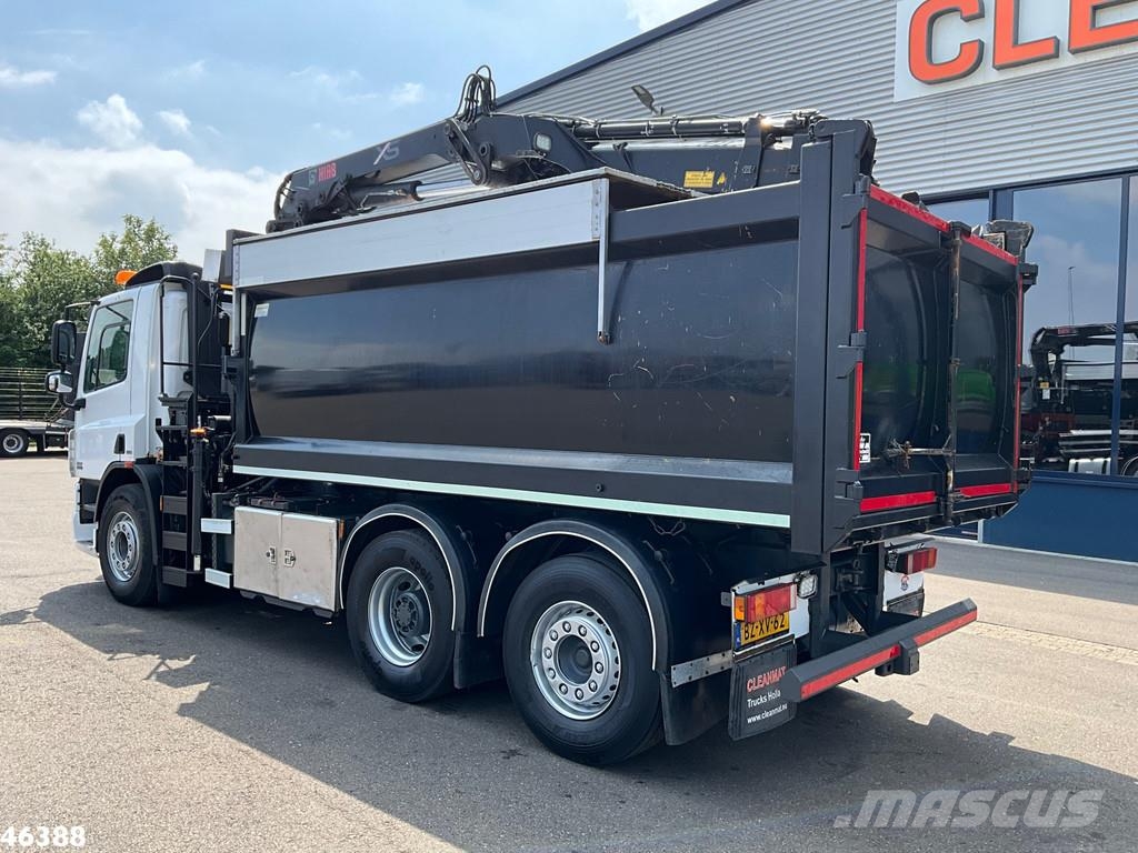 DAF FAN 75 CF 250 Hiab 14 Tonmeter laadkraan Camiones bañeras basculantes o volquetes
