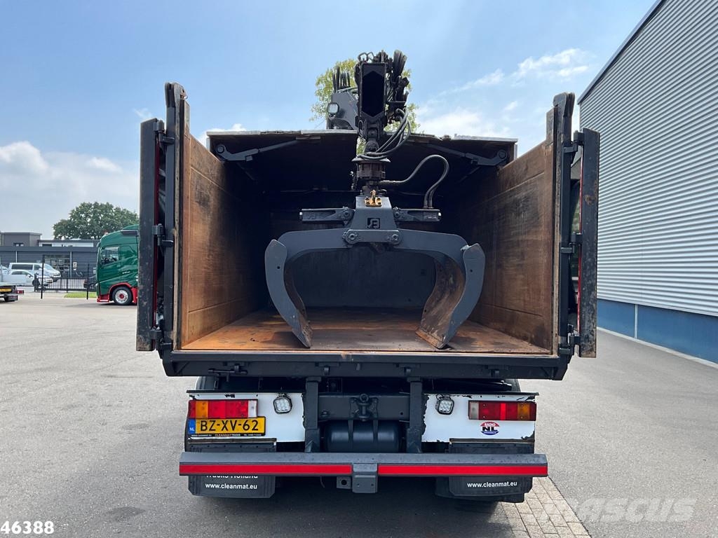 DAF FAN 75 CF 250 Hiab 14 Tonmeter laadkraan Camiones bañeras basculantes o volquetes