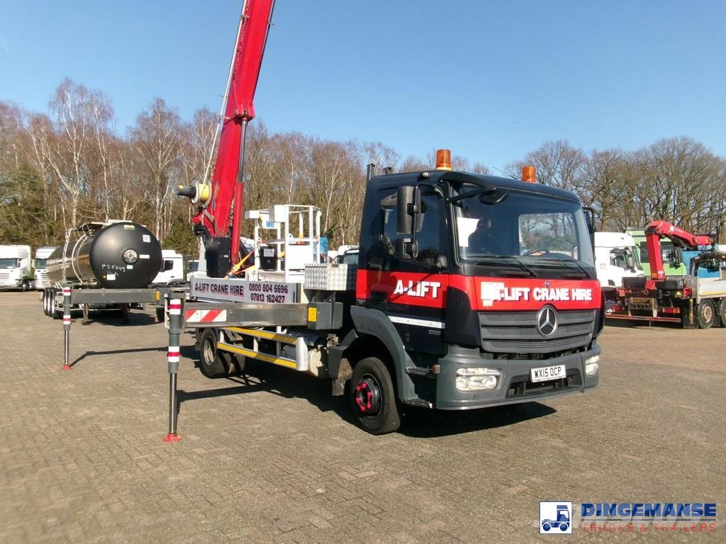 Mercedes-Benz Atego 816 4x2 Bocker AK 32/1500 SPS crane Mobiilinosturit