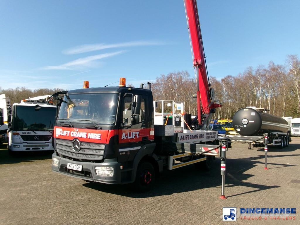 Mercedes-Benz Atego 816 4x2 Bocker AK 32/1500 SPS crane Mobiilinosturit