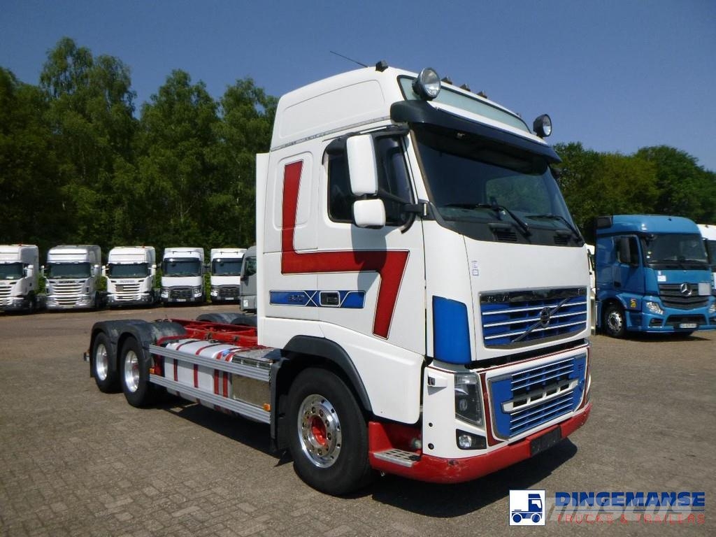 Volvo FM16 600 6x4 Euro 5 chassis + Retarder 平板车