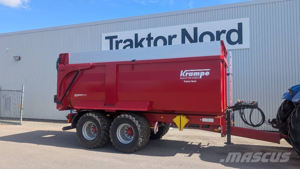 Krampe 540C Volymvagn 23,7kubik Getreideanhänger