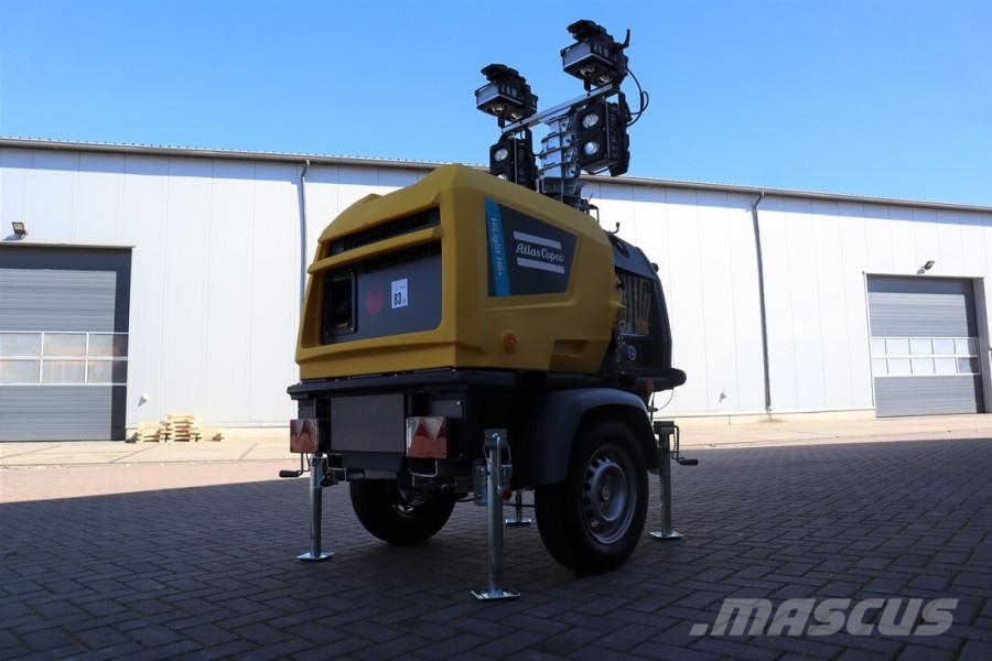 Atlas Copco Hilight H6+ Valid inspection, Max Boom Height 8m, Torres de iluminación