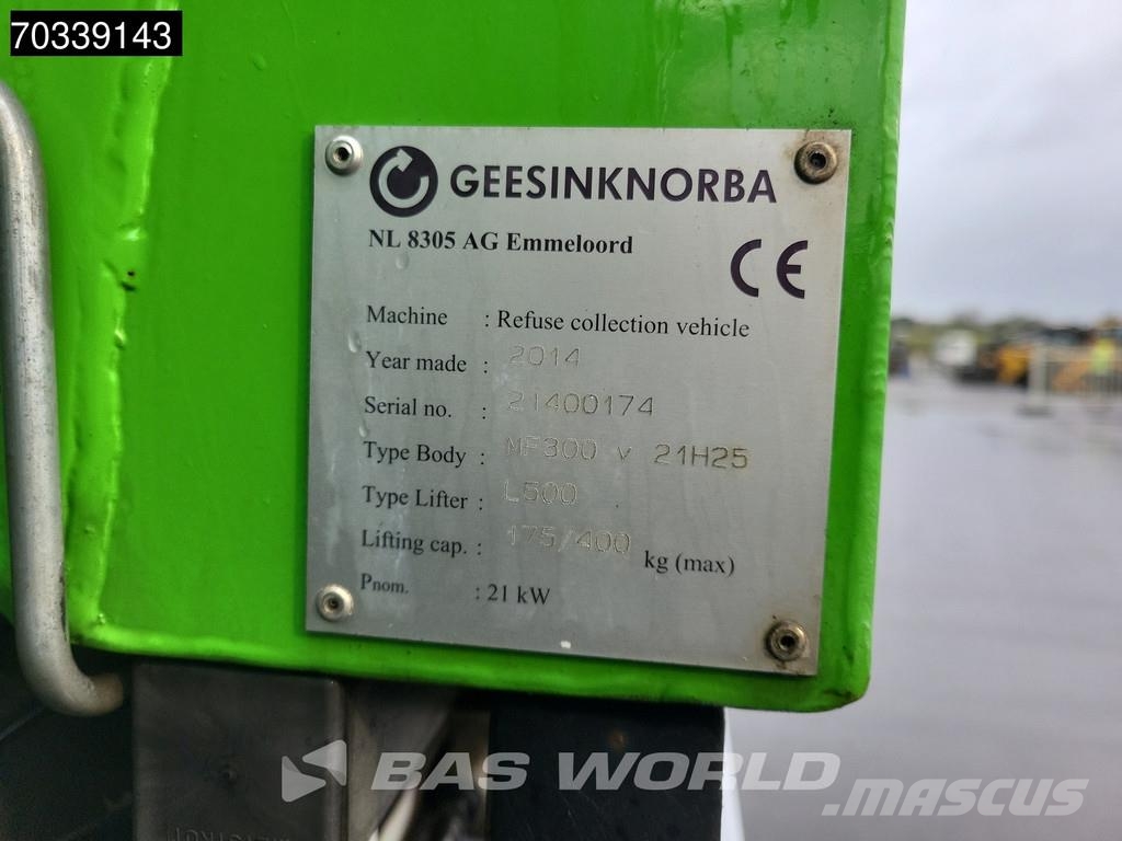 Mercedes-Benz Antos 2532 Antos 6X2 Geesink Norba MF300 v 21H25 S Müllwagen