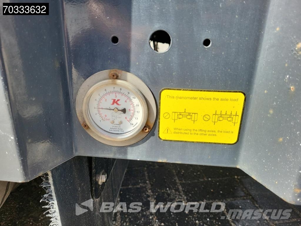 Kässbohrer LB3E MOT 05/27 Steering +Liftaxle Ramps Žemo iškrovimo puspriekabės