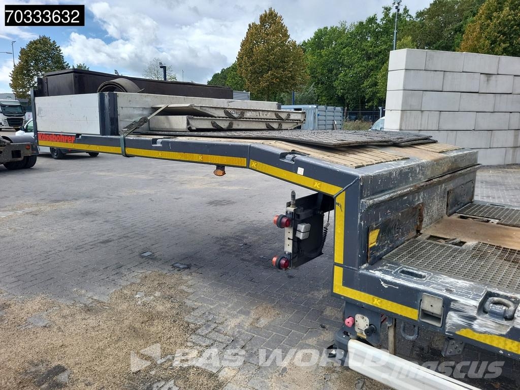 Kässbohrer LB3E MOT 05/27 Steering +Liftaxle Ramps Žemo iškrovimo puspriekabės