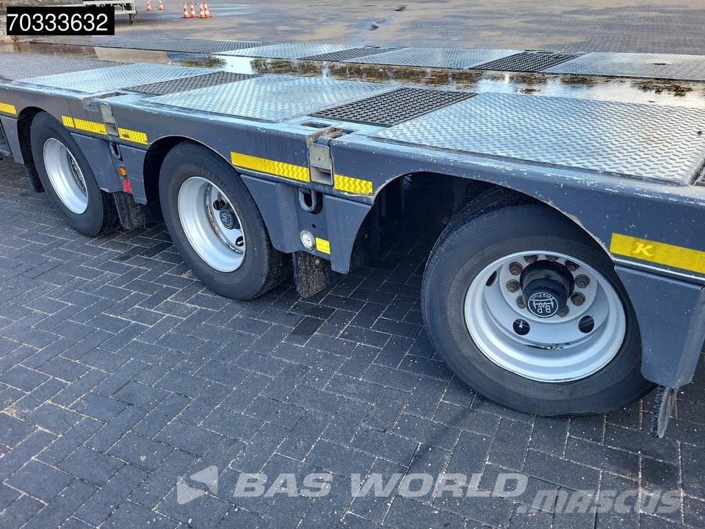 Kässbohrer LB3E MOT 05/27 Steering +Liftaxle Ramps Žemo iškrovimo puspriekabės