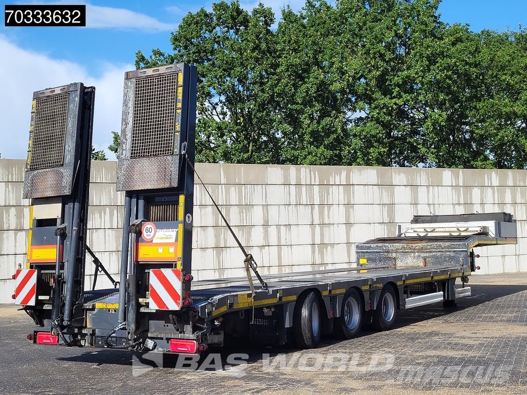 Kässbohrer LB3E MOT 05/27 Steering +Liftaxle Ramps Žemo iškrovimo puspriekabės
