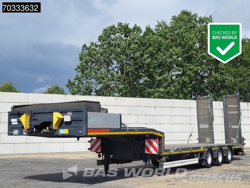 Kässbohrer LB3E MOT 05/27 Steering +Liftaxle Ramps Žemo iškrovimo puspriekabės