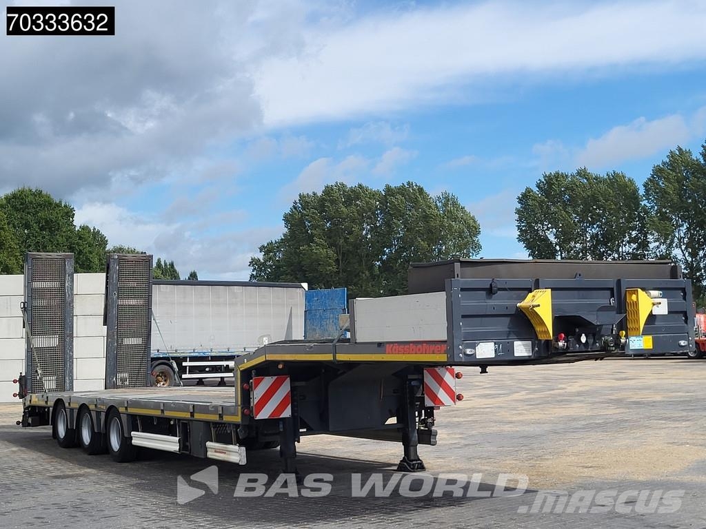 Kässbohrer LB3E MOT 05/27 Steering +Liftaxle Ramps Žemo iškrovimo puspriekabės