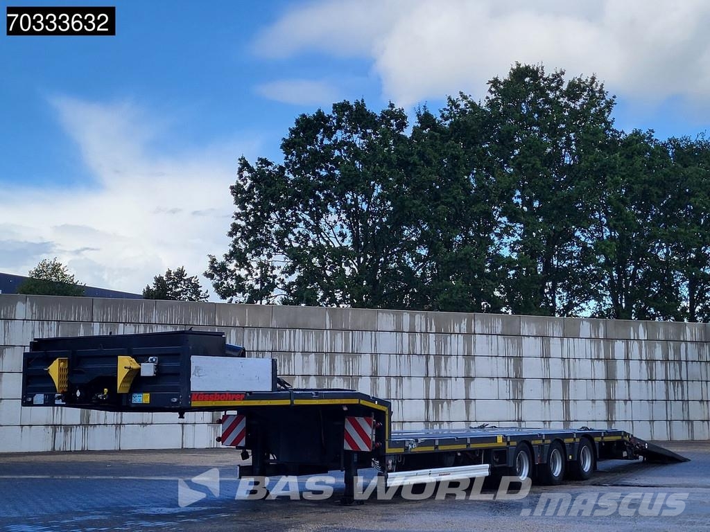 Kässbohrer LB3E MOT 05/27 Steering +Liftaxle Ramps Žemo iškrovimo puspriekabės