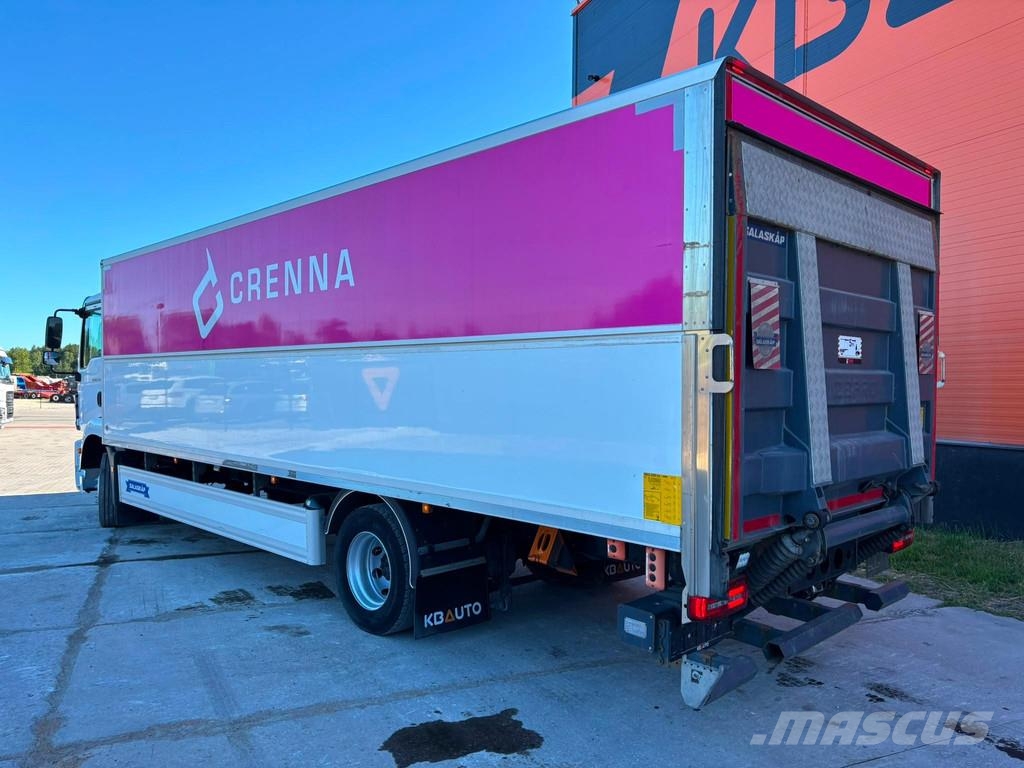 MAN TGM 12.250 4x2 BOX L=7499 mm / H=1851-2643 mm Camiones con caja de remolque