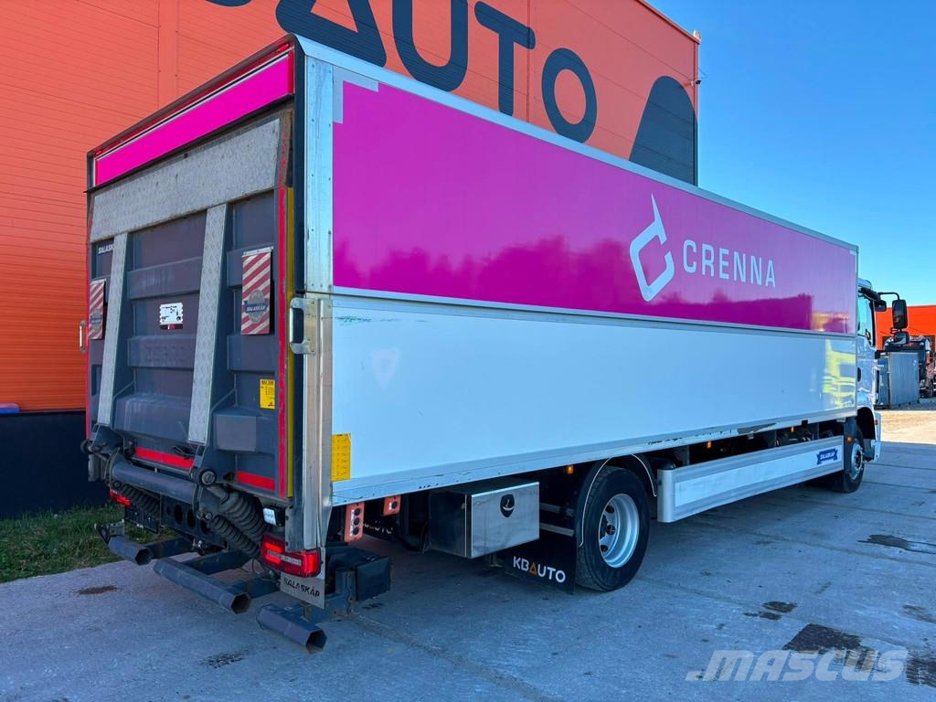MAN TGM 12.250 4x2 BOX L=7499 mm / H=1851-2643 mm Camiones con caja de remolque