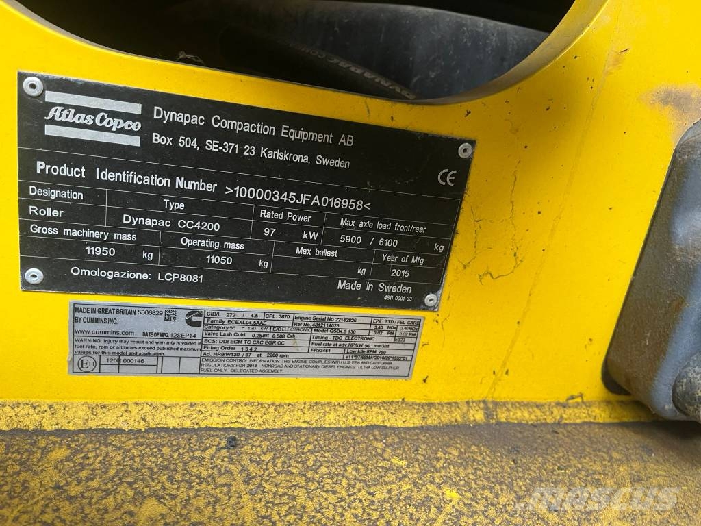 Dynapac CC 4200 트윈 드럼 롤러