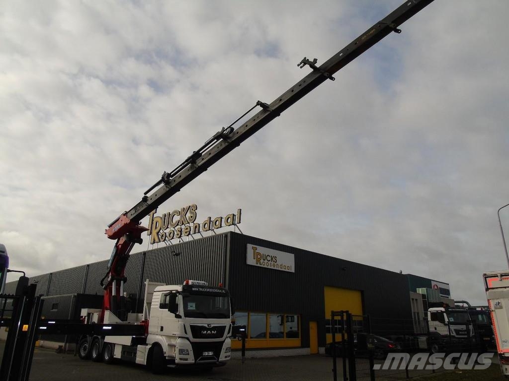 MAN TGX 580 + EFFER 1855/6S + 8X4 + EURO 6 + REMOTE + Grúas todo terreno