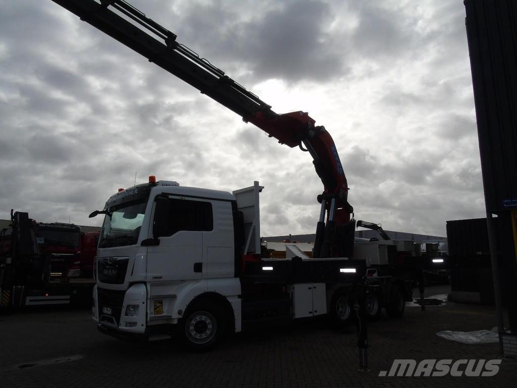 MAN TGX 580 + EFFER 1855/6S + 8X4 + EURO 6 + REMOTE + Grúas todo terreno