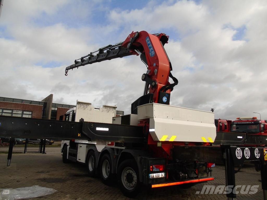MAN TGX 580 + EFFER 1855/6S + 8X4 + EURO 6 + REMOTE + Grúas todo terreno