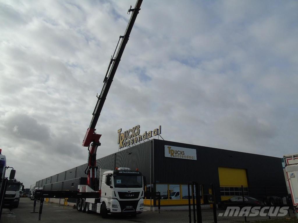 MAN TGX 580 + EFFER 1855/6S + 8X4 + EURO 6 + REMOTE + Grúas todo terreno