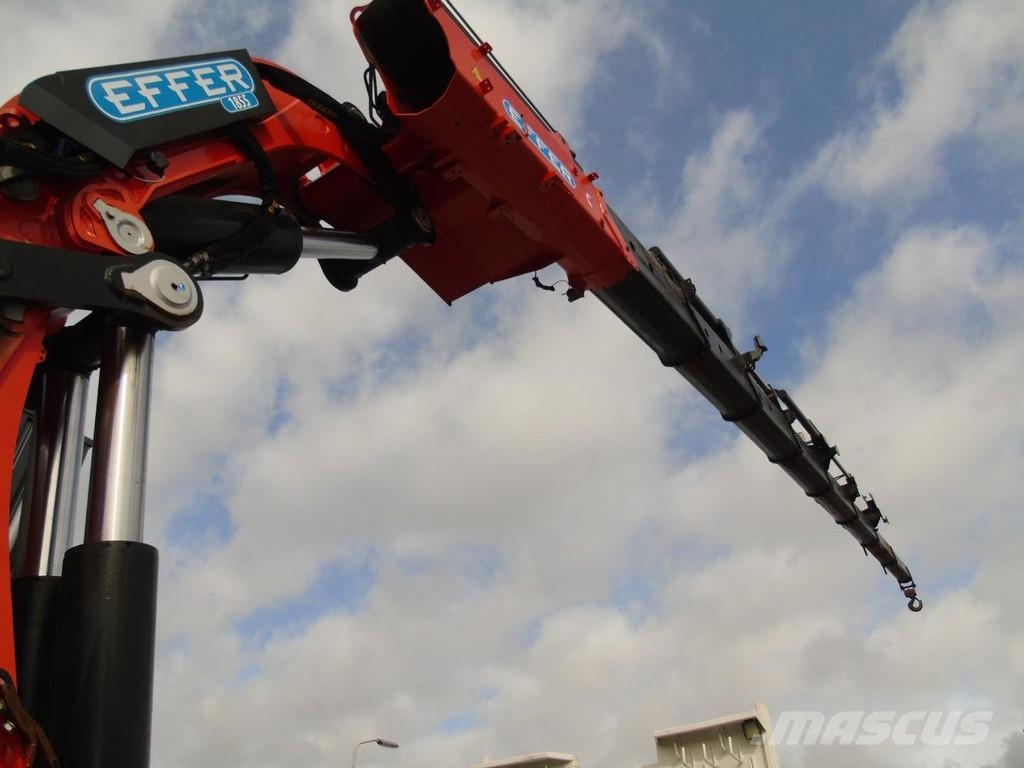 MAN TGX 580 + EFFER 1855/6S + 8X4 + EURO 6 + REMOTE + Grúas todo terreno