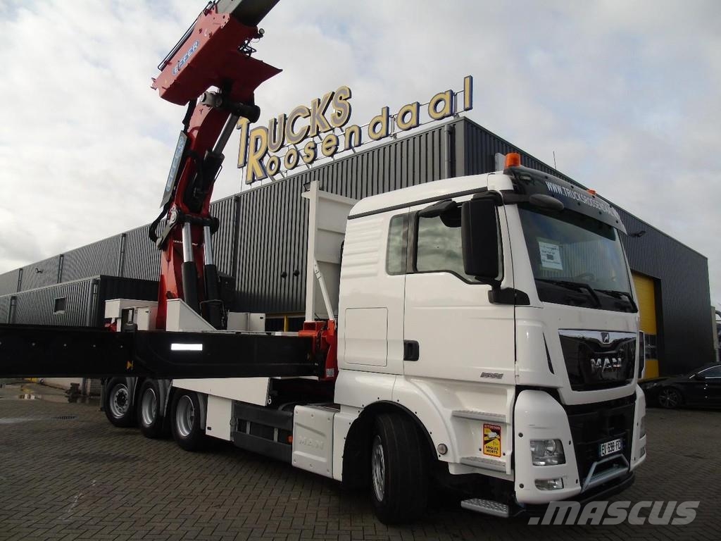 MAN TGX 580 + EFFER 1855/6S + 8X4 + EURO 6 + REMOTE + Grúas todo terreno