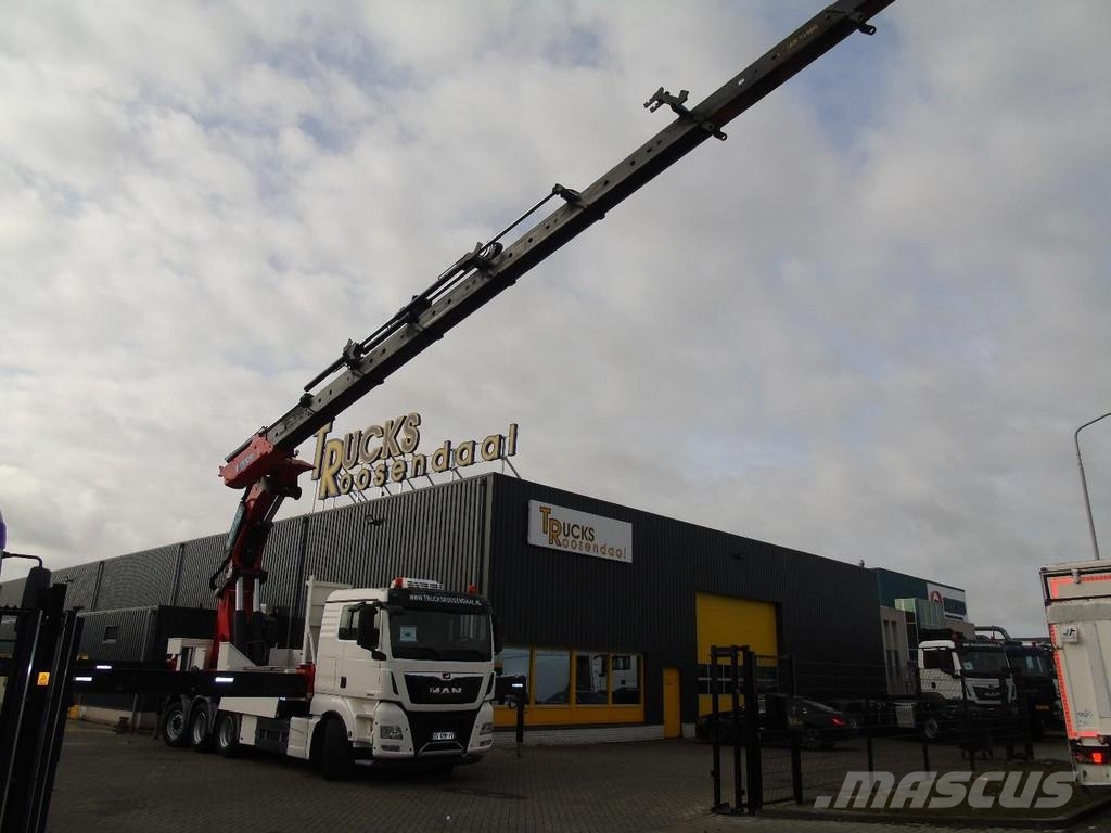 MAN TGX 580 + EFFER 1855/6S + 8X4 + EURO 6 + REMOTE + Grúas todo terreno