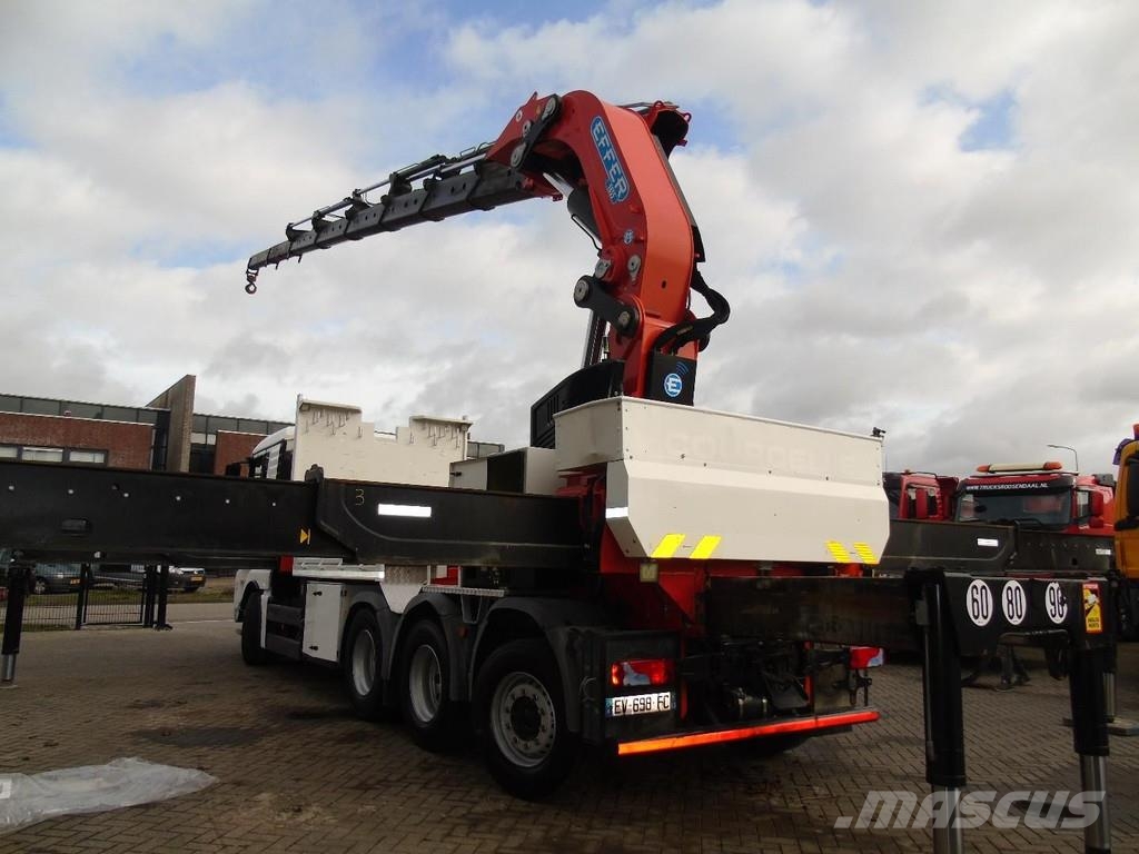 MAN TGX 580 + EFFER 1855/6S + 8X4 + EURO 6 + REMOTE + Grúas todo terreno