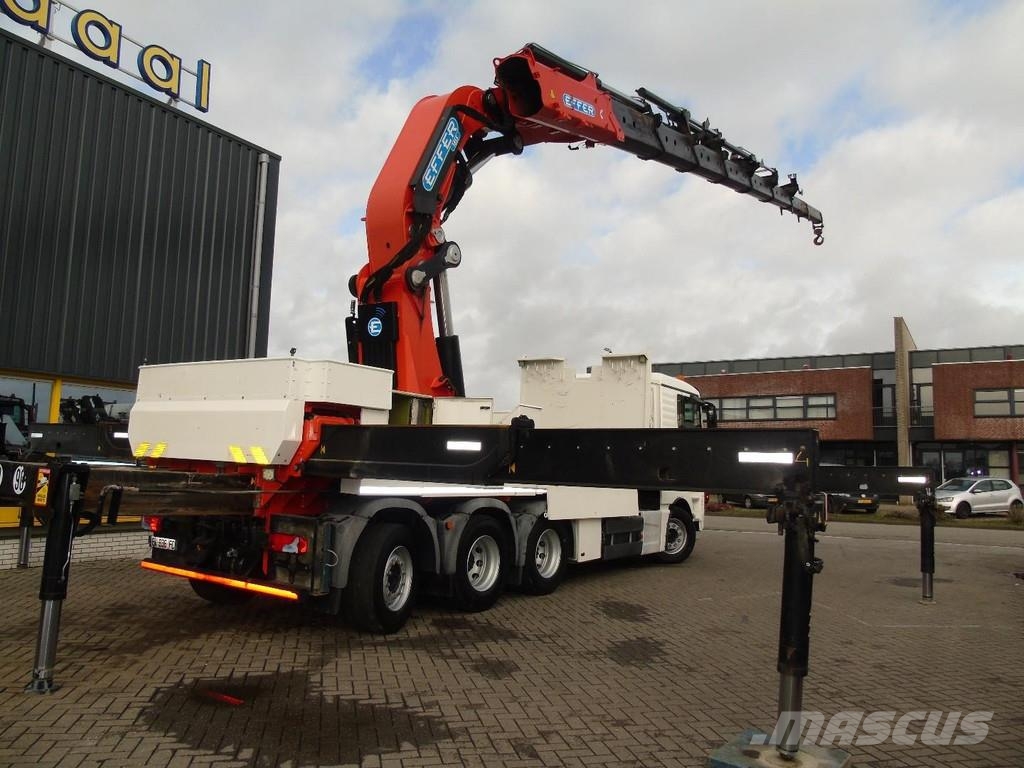 MAN TGX 580 + EFFER 1855/6S + 8X4 + EURO 6 + REMOTE + Grúas todo terreno