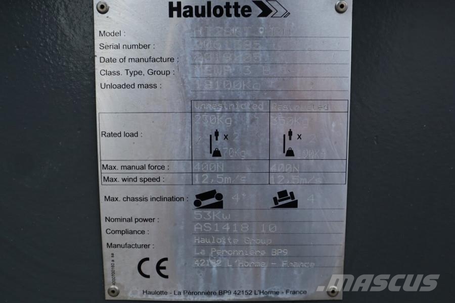 Haulotte HT28RTJ PRO Valid inspection, *Guarantee! 4x4x4 Dr Ανυψωτήρες με τηλεσκοπικό βραχίονα