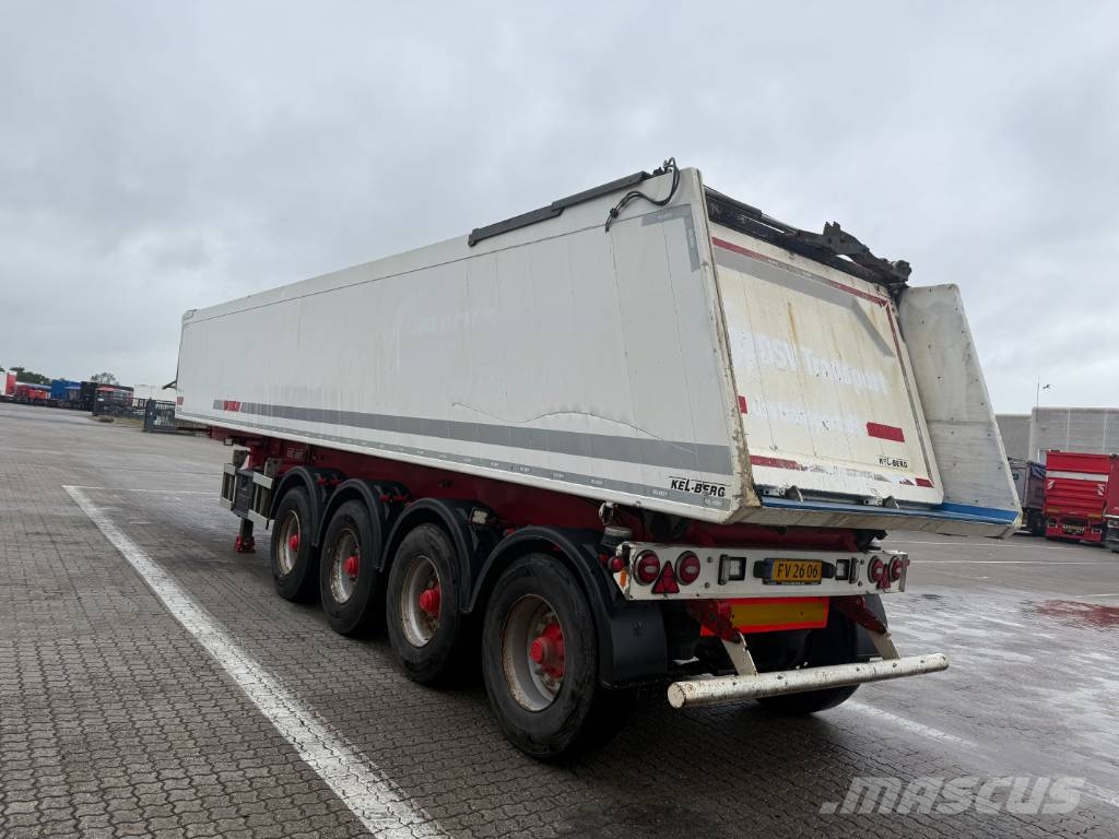 Kel-Berg 4 axle Tipper / Alukastenmulde Kipper 37m3 نصف مقطورات قلابة