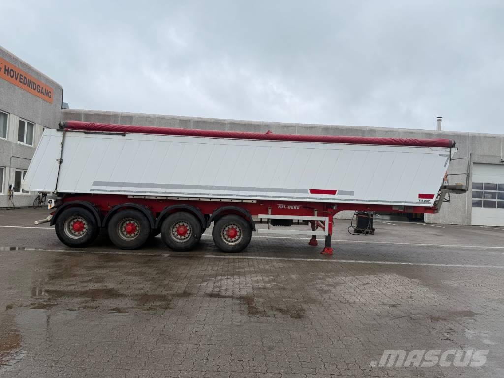 Kel-Berg 4 axle Tipper / Alukastenmulde Kipper 37m3 نصف مقطورات قلابة