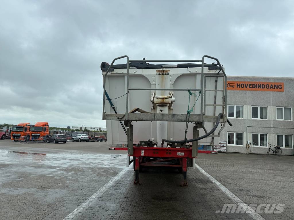 Kel-Berg 4 axle Tipper / Alukastenmulde Kipper 37m3 نصف مقطورات قلابة