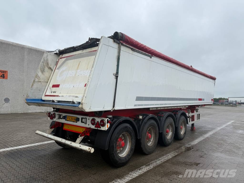 Kel-Berg 4 axle Tipper / Alukastenmulde Kipper 37m3 نصف مقطورات قلابة