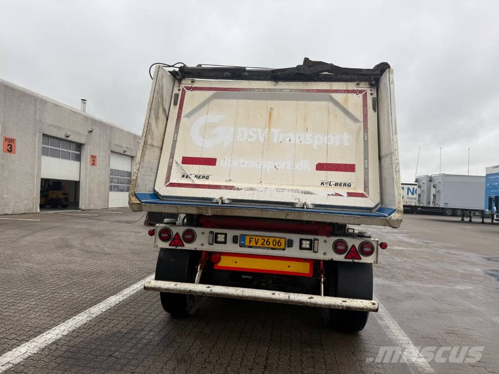 Kel-Berg 4 axle Tipper / Alukastenmulde Kipper 37m3 نصف مقطورات قلابة