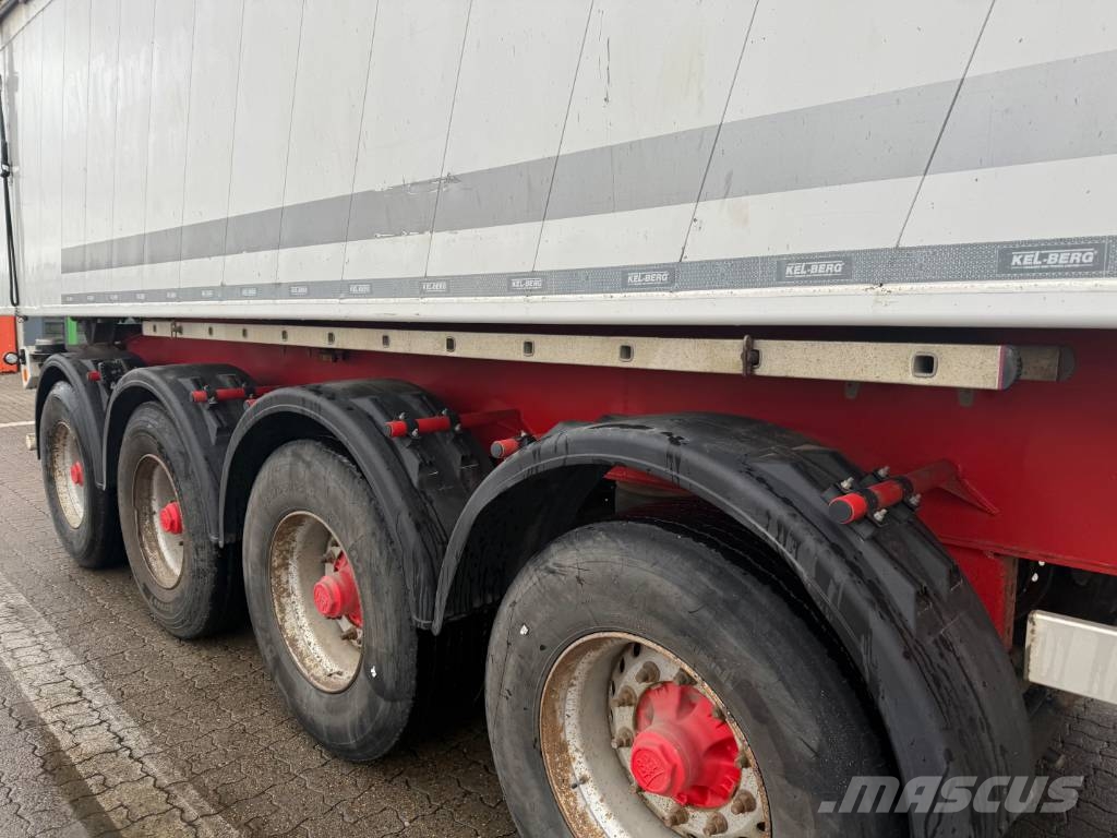 Kel-Berg 4 axle Tipper / Alukastenmulde Kipper 37m3 نصف مقطورات قلابة
