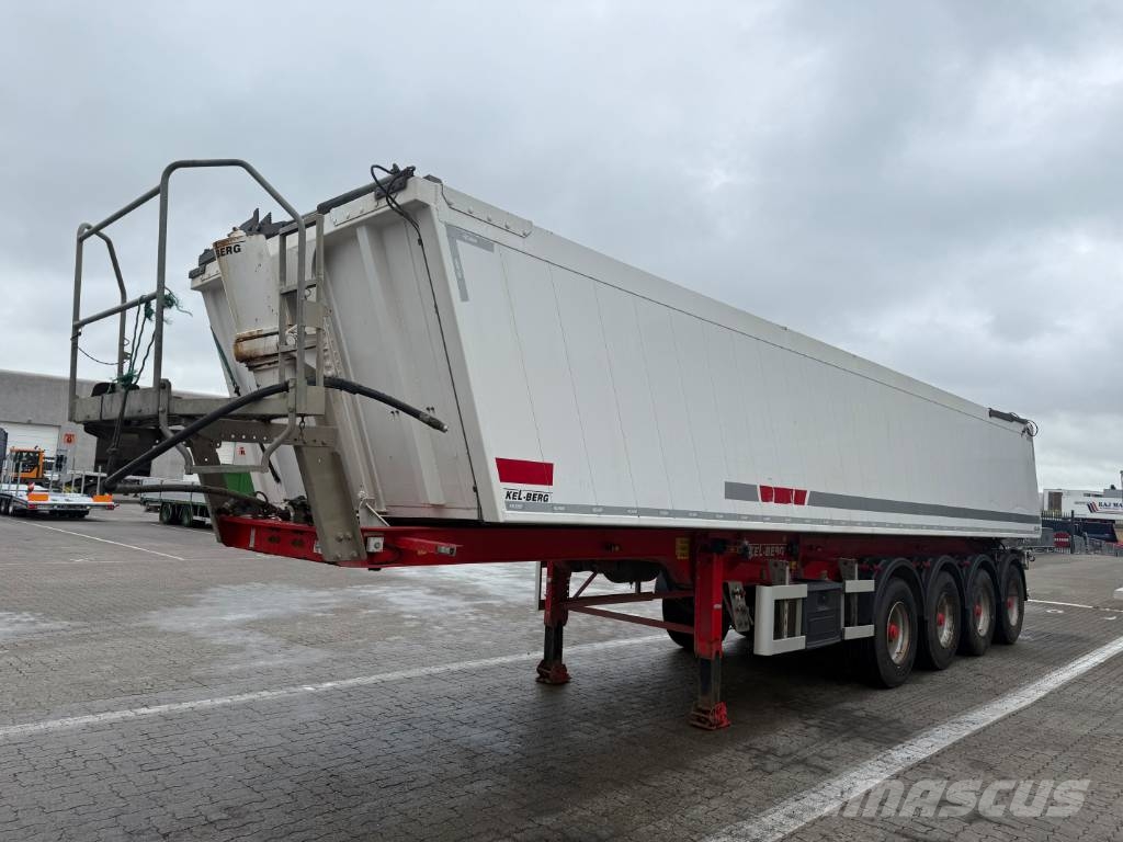 Kel-Berg 4 axle Tipper / Alukastenmulde Kipper 37m3 نصف مقطورات قلابة