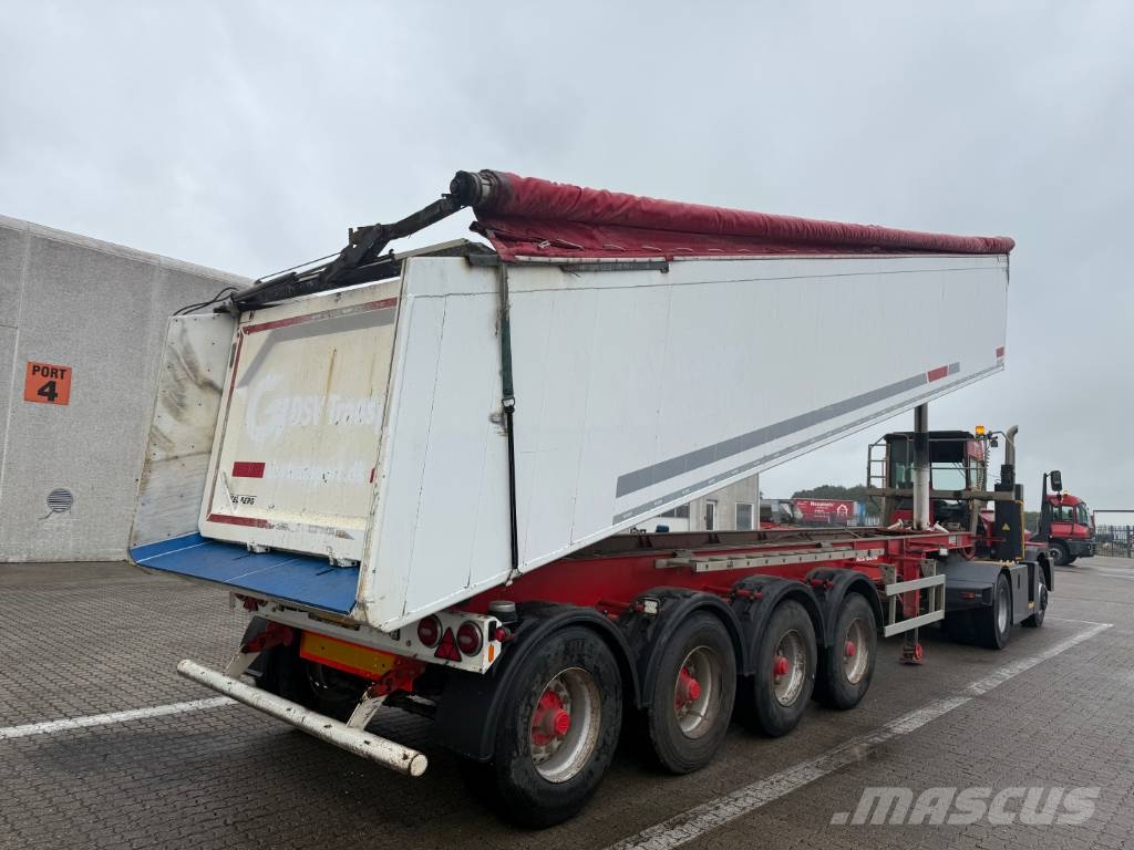 Kel-Berg 4 axle Tipper / Alukastenmulde Kipper 37m3 نصف مقطورات قلابة