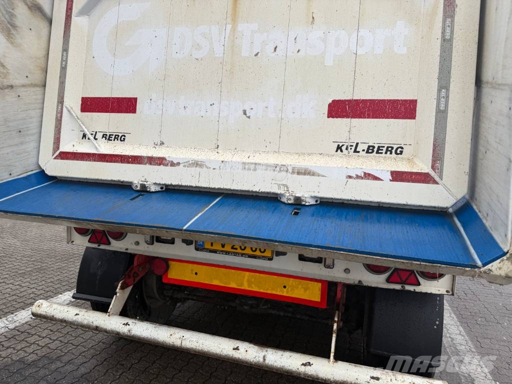 Kel-Berg 4 axle Tipper / Alukastenmulde Kipper 37m3 نصف مقطورات قلابة