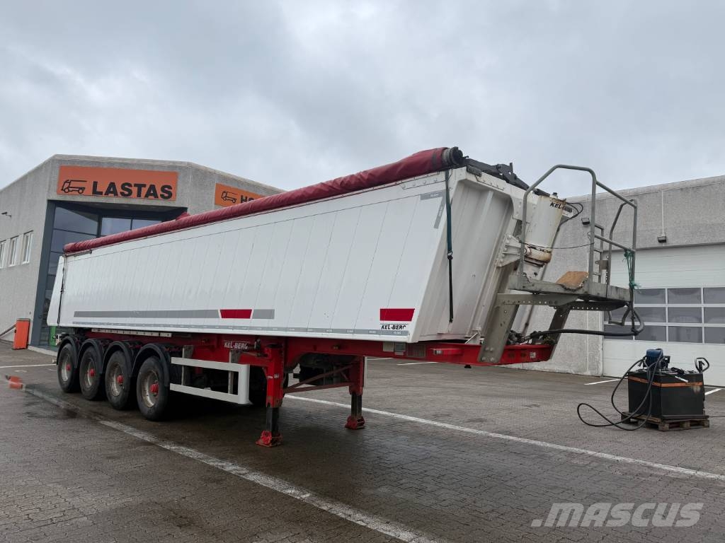 Kel-Berg 4 axle Tipper / Alukastenmulde Kipper 37m3 نصف مقطورات قلابة