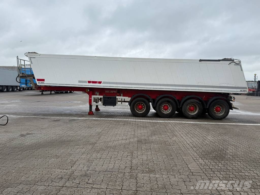 Kel-Berg 4 axle Tipper / Alukastenmulde Kipper 37m3 نصف مقطورات قلابة