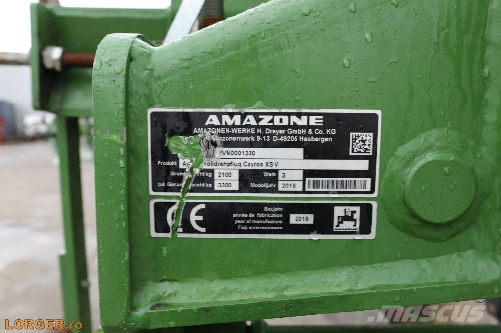Amazone Cayros XS-V 雙向犁