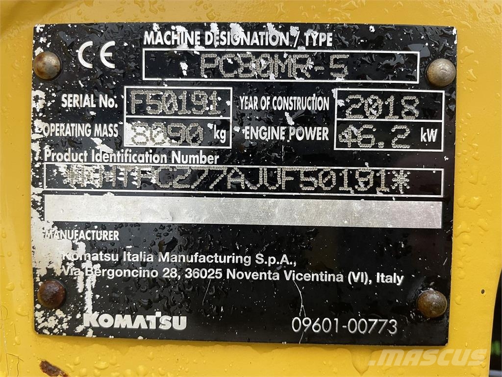 Komatsu PC80MR-5 Mobilbagger