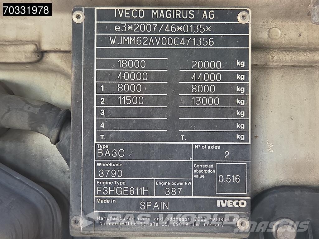 Iveco S-Way 530 4X2 Retarder 2xTanks ACC Standklima Sattelzugmaschinen