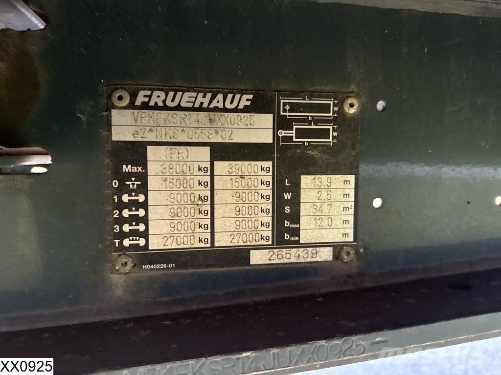 Fruehauf Tautliner Gardintrailer