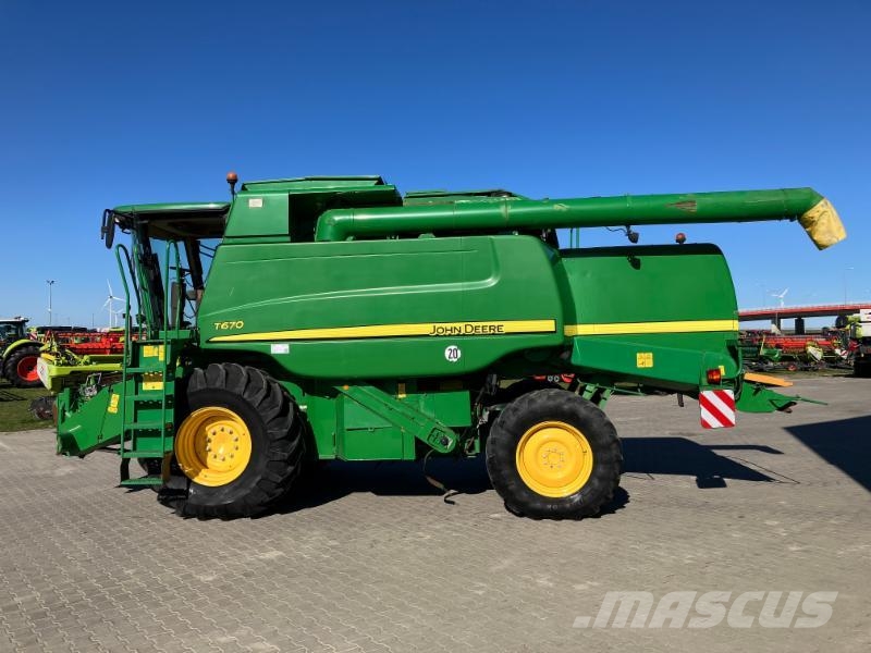John Deere T 670 Θεριζοαλωνιστικές μηχανές
