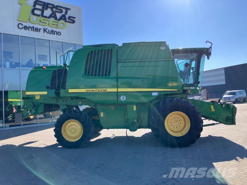 John Deere T 670 Θεριζοαλωνιστικές μηχανές