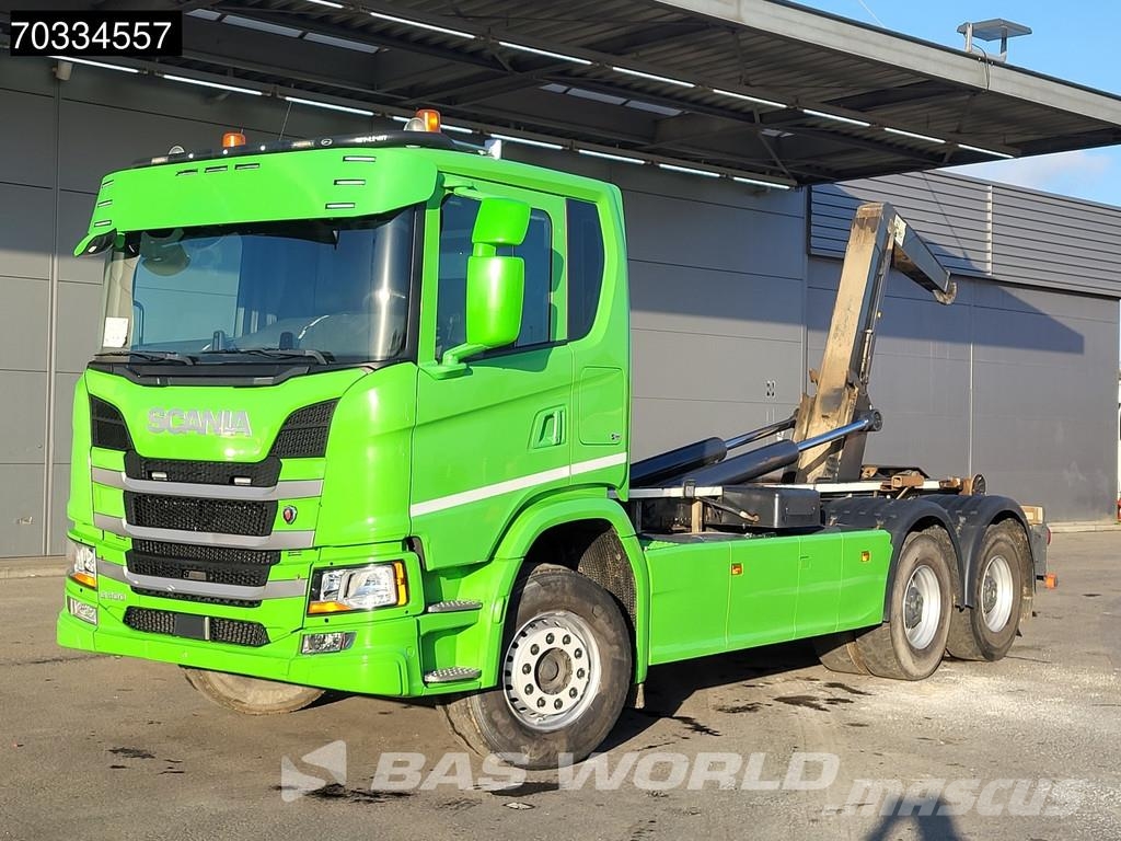 Scania G500 6X4 20tons Containersystem Big-Axle Full Stee شاحنات الرافعات الخطافية